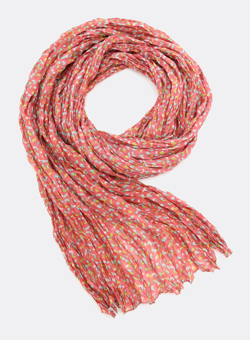 Seidenschal Confetti – rosa